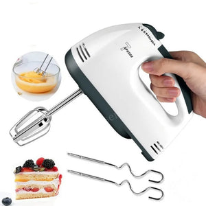 Multifunctional Electric Food Blender 7 Speed Mini Mixer Food Cake Baking Dough Mixer Handheld Mixer Egg Beater Automatic Cream