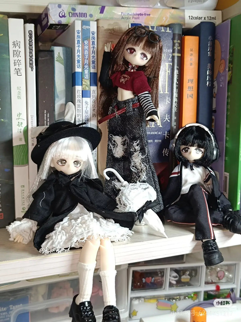 Kawaii Momotale 8-Point Mjd Movable Doll Girl Body Series Trendy Anime Figurines Collectable Ornaments Girl Heart Toys