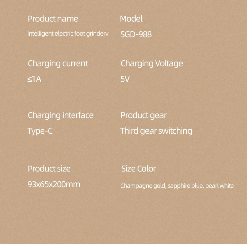 Electric Dusting Grinding Foot Remover Peeling Pedicure Home Grinding Foot Leather Power Display Charging Minor Cocoon Removal