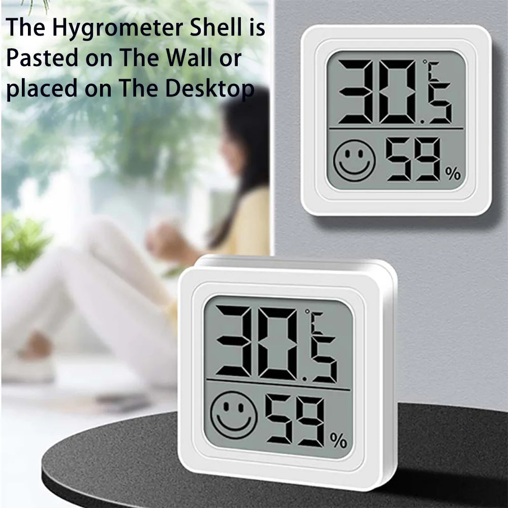 Mini LCD Digital Thermometer Hygrometer Indoor Convenient Electronic Temperature Hygrometer Sensor Meter Household Thermometer
