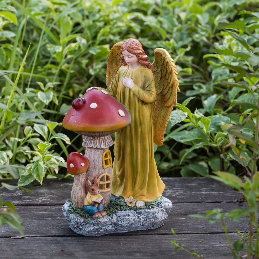 Home Decor American Thanksgiving Decorative Ornaments Autumn Harvest Solar Luminous Angels Large Decoration Decorative Gifts