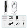 Auto Window Cleaning Robot with UPS System, Intelligent Vacuum & Mop Combo for Glass Floor Home Office Smart Appliance