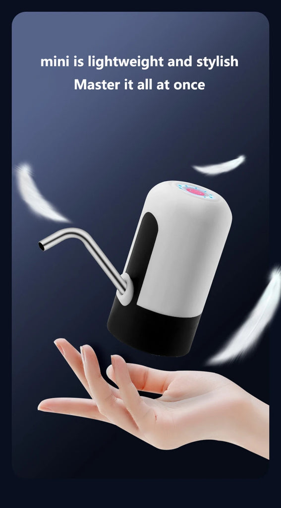 Xiaomi Electric Wireless Pumping Water Bottled Automatic Dispenser Bottle USB Rechargeable Electric Water Dispenser Bottle New
