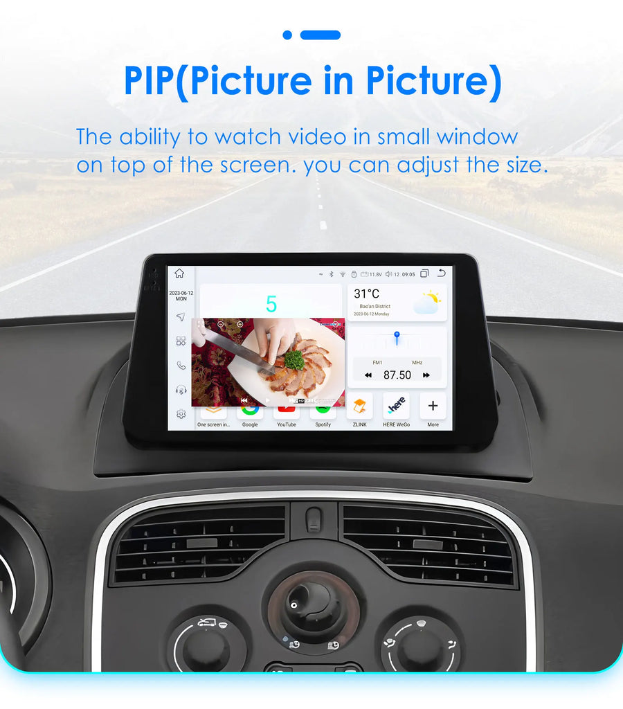 Hizpo Car Radio Android Auto For Renault kangoo 2009-2018 Multimedia Player Carplay GPS Intelligent System NO 2DIN DVD Head Unit