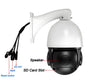 Laser Infrared Metal Auto Tracking Cruise 8MP 4K 54X Optical Zoom 360° Audio ONVIF POE PTZ Speed Dome Surveillance IP Camera