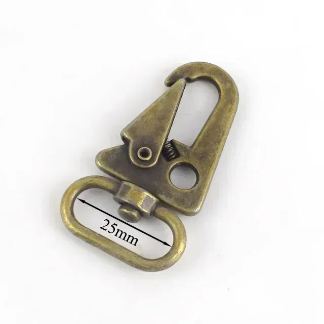 2/3/4/5/10Sets Metal Buckles For Bag Strap Swivel Lobster Clasp Spring Snap Buckle Backpack Webbing Hook DIY Sewing Accessories