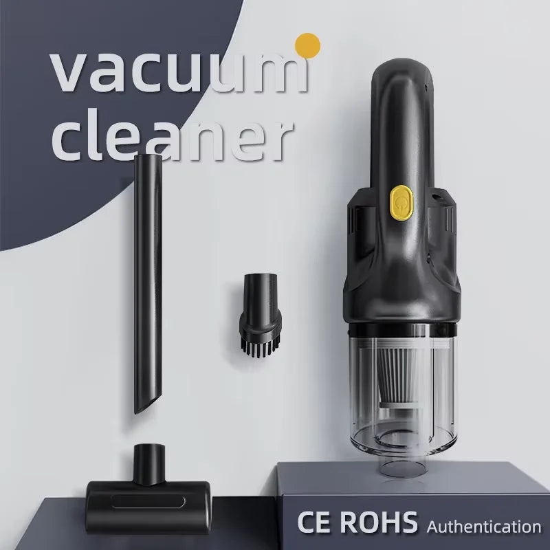 Wireless Handheld Vacuum Cleaner Cordless Handheld Chargeable Auto Vacuum for Home & Car & Pet Mini Vacuum Cleaner 50000Pa