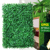 12pcs 40*60cm Artificial Hedge Christmas Decorations Fake Plants Panel Wedding Grass Mat Garden Backyard Wall Decor Home Garden