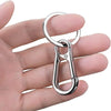 4Pcs Carabiner Clip Keychain Metal Carabiner Shape Key Ring Keyring Key Holder Clips Hook Holder Organizer for Car Keys Finder f