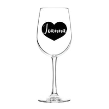 Laai beeld in Galery-kyker, Personalised Wine Glasses Laser Engraving Custom Mr. and Mrs. Wine Glasses Gifts for Wife Couples Anniversary Christmas Wedding