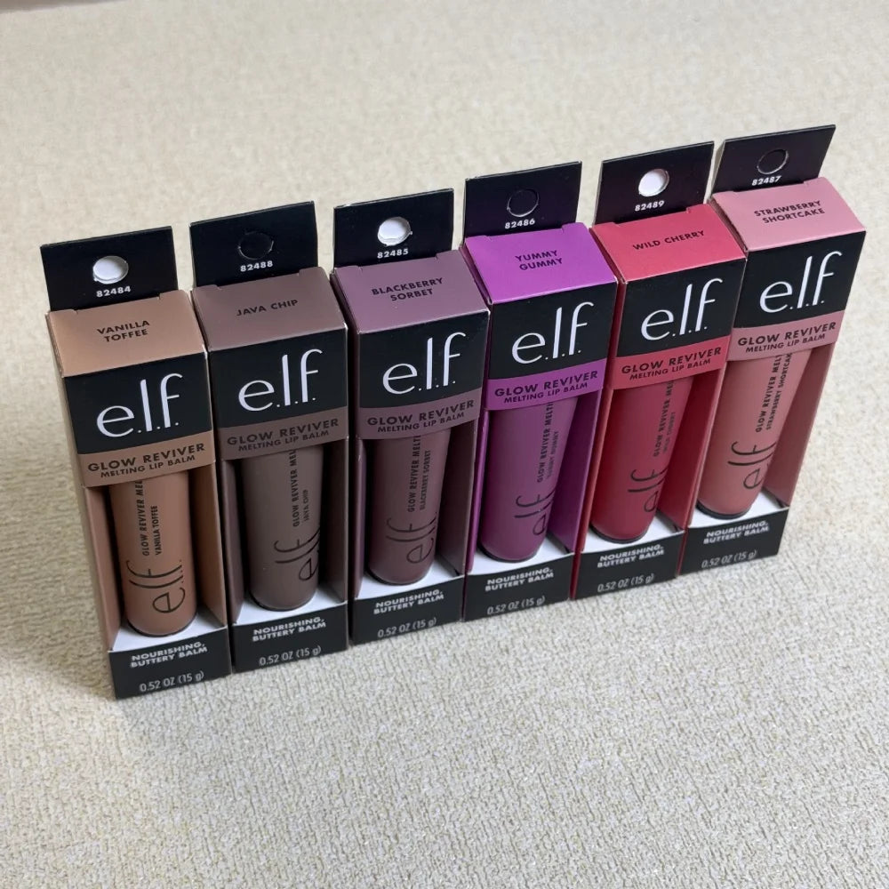 Elf Lip Balm Tinted Lip Gloss Lightweight Hydrating Nourishing Repairing Improve Lip Lines Dryness Create Naturally Plump Lips