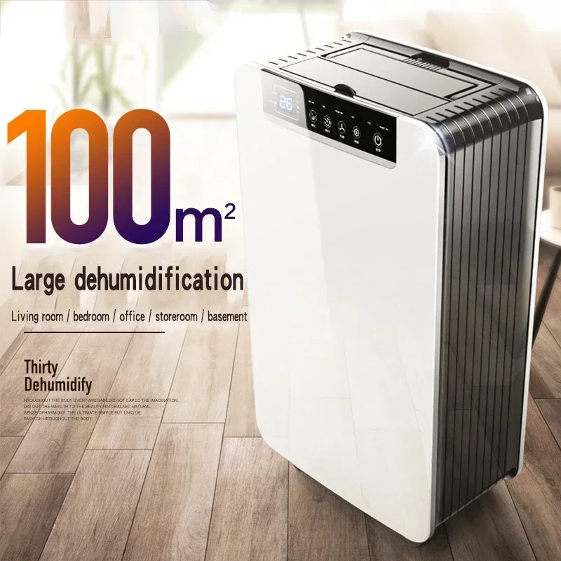 Air Dehumidifier DK01-T Dehumidifier Household Bedroom Dehumidification Industrial Basement High Power Dehumidifier Small Dryer