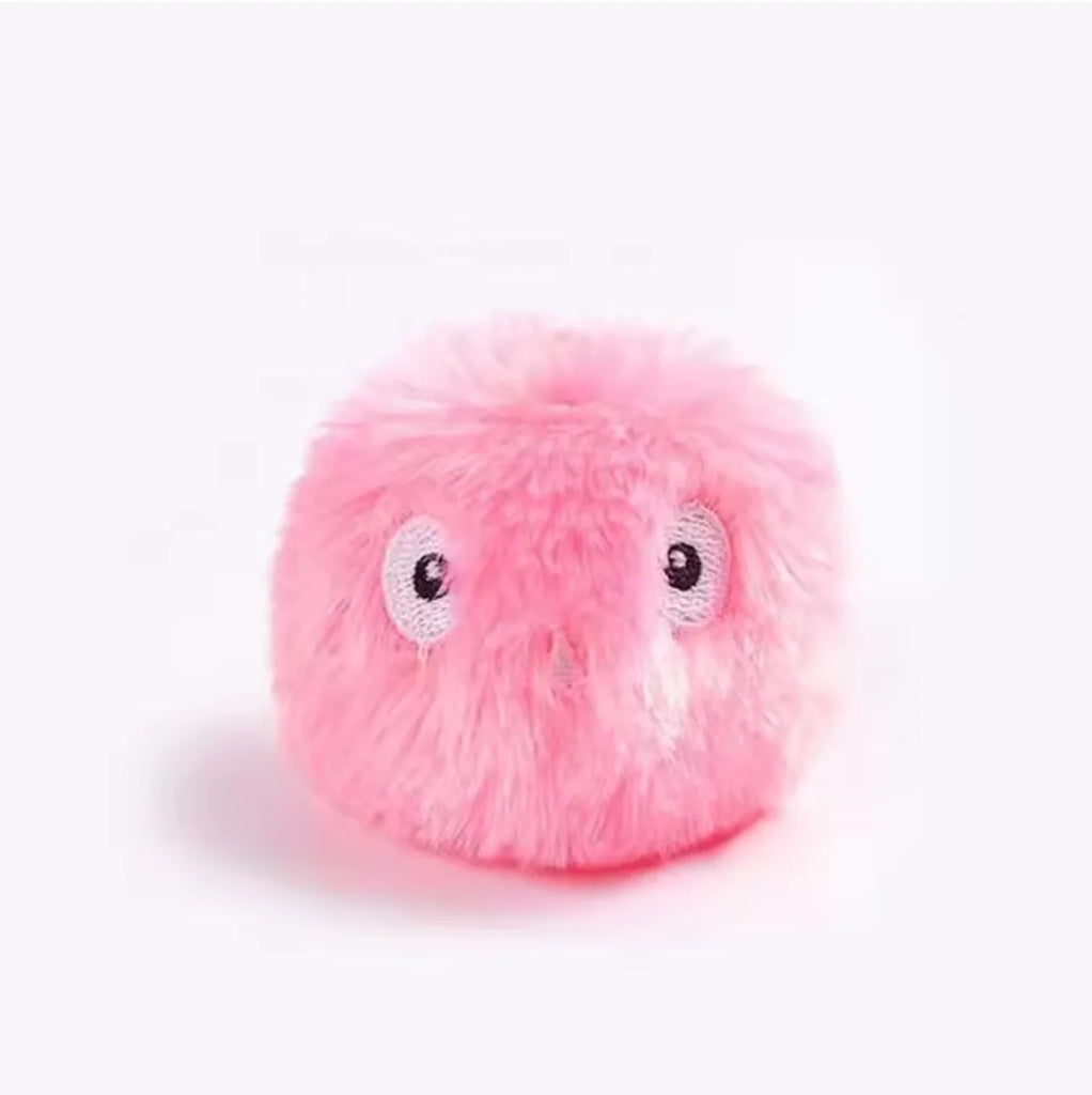 Interactive Ball Smart Cat Toys Plush Electric Catnip Training Toy Kitten Touch Sounding Pet Product Squeak Toy Ball