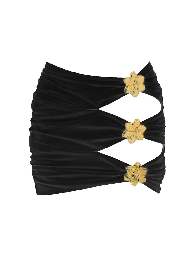 Sexy Starfish Bikini Set With Skirt Women Two-Pieces Swimsuit 2025 New High Fork Skirt Set Biquini Swimwear For Girl Clothing