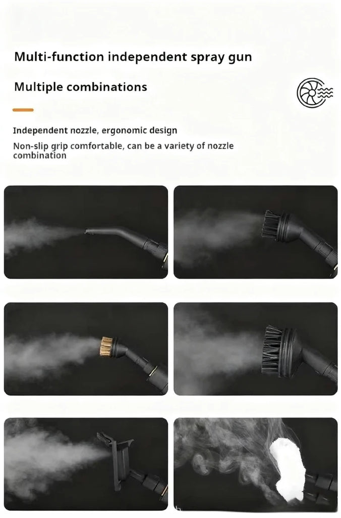 Steam Cleaner High Temperature Sterilization Air Conditioning Kitchen Hood Home /Car Steaming Cleaner 220V EU Plug