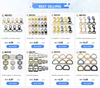 2/4/10Pcs Meetee 25/32/38mm Metal Buckles Bag Strap Snap Trigger Hook Dog Collar Clasp Carabiner Buckle DIY Hardware Accessories