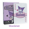Sanrio Playing Cards Kuromi Poker Cards Anime Cartoon Paper Deck of Cards for Games Parties Collection and Gifts
