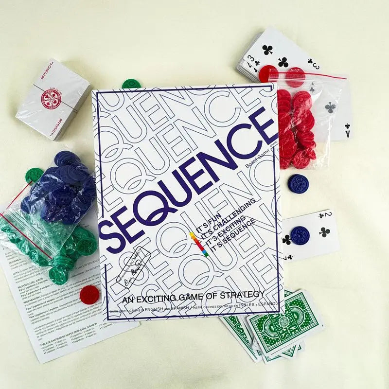 Sequence Games | AN EXCITING GAME OF STRATEGYF | IT'S FUN  IT'S CHALLENGING | For 2 or More Players Family Game