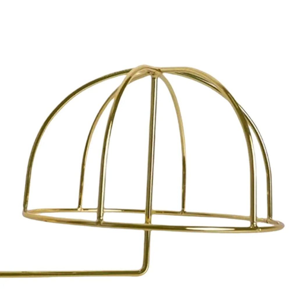 Metal Wire Hat Holder Entryway Hat Display Hanger Wall Mount Storing for Cloakroom Cowboy Hat Multifunctional Rack
