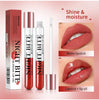 Pink Lip Gloss Transparent Lip Oil Moisturizing Reducing Lip Lines Nourishes Lips Waterproof Long-lasting Liquid Lips Cosmetics