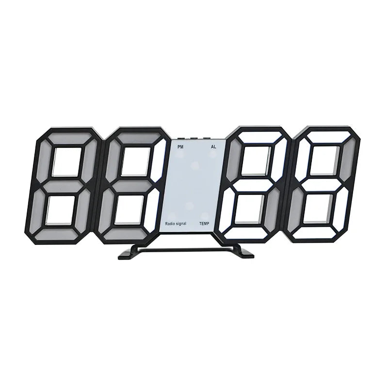 Digital Wall Clock, Desktop Clock, Home Decor, Indoor LED Table Clock, Living Room Wall Clock
