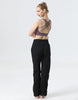 Women's New Folded Yoga Pants Super Soft Loose Micro Horn Fitness Commuter Leisure Sports cropped pants