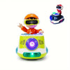 Electric Dancing DJ Boy Toy Will Turn Turn Music Lighted Toys Rock DJ Playing Electronic Music Boy Thanksgiving Halloween Gifts