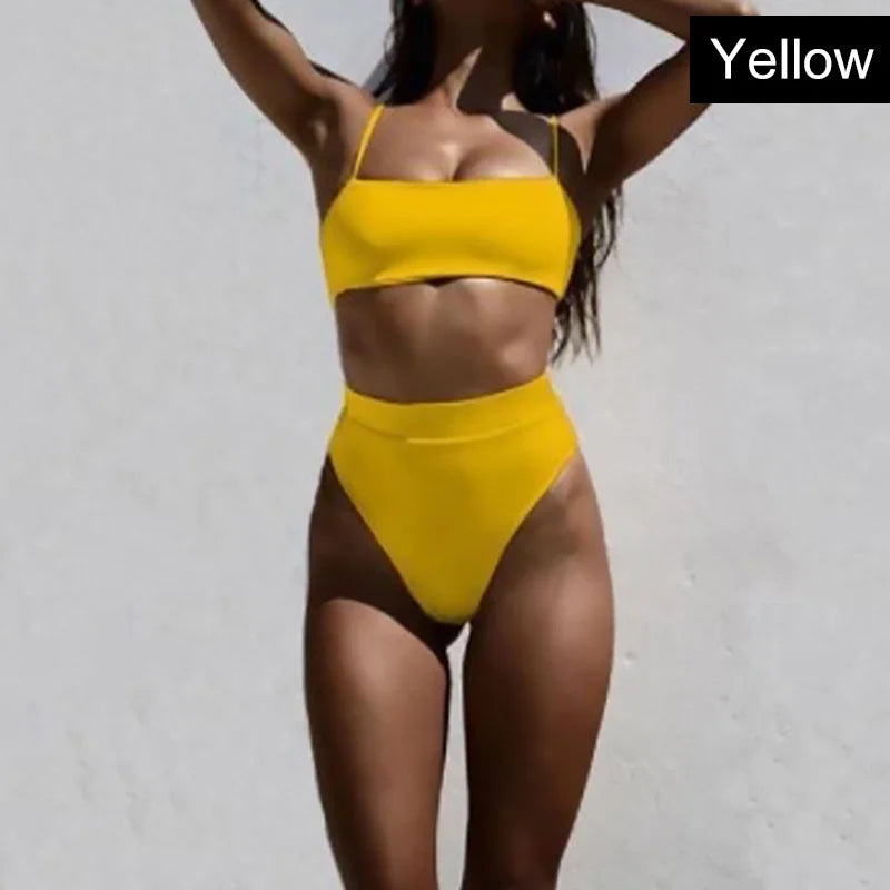 Sexy Bikini Set High Waist Bikinis Bathing Suits Beach Bikini for Women Swimwear Female Push Up Brazilian Swimsuit Mujer Biquini