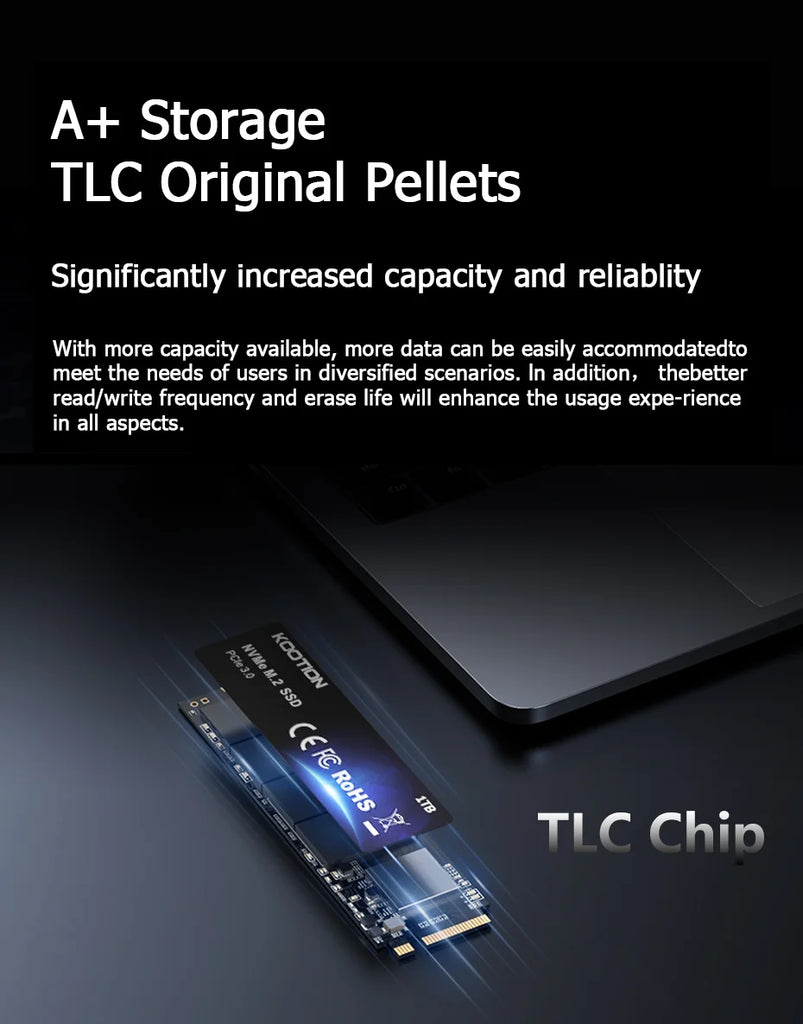 KOOTION X15 M.2 SSD 256GB 512GB 1TB SSD Solid State Drive M2 SSD M.2 NVMe PCIe Internal Hard Disk For Laptop Desktop MSI Dell HP