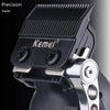 Kemei 2299 Barber Cordless Hair Trimmer 0mm Zero Gapped Carving Clipper Detailer Professional Electric Finish Cutting Machine