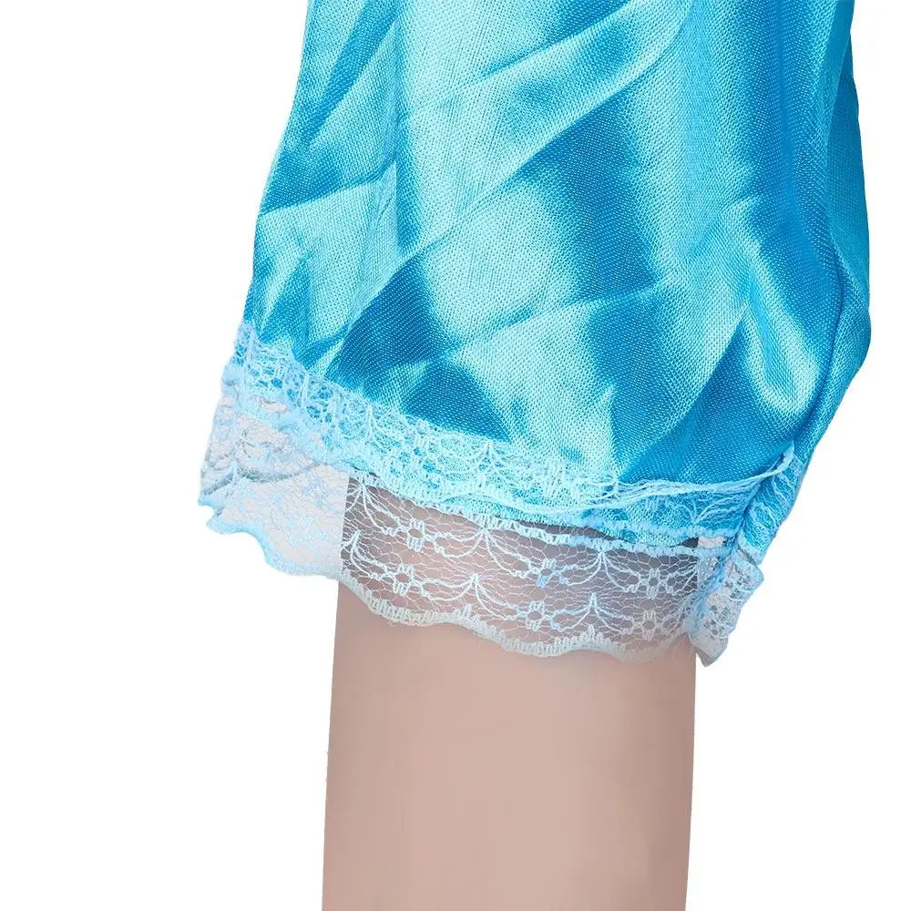 Nighty Sexy Satin Lace Lingerie Nightdress Underwear Robe Sleepwear