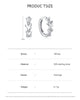 Ailmay 925 Sterling Silver Trendy Butterfly Zircon Hoop Earrings Charm Animal Ear Buckles For Women Christmas Gift Fine Jewelry