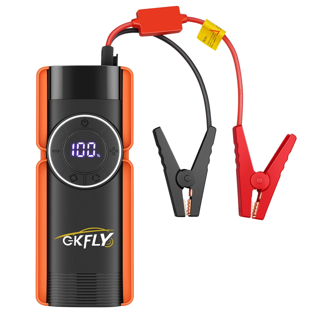 2000A Car Jump Starter Air Pump Multi-Function 4 In 1 Air Compressor Power Bank Car Battery Starter Starting Auto Tyre Inflator