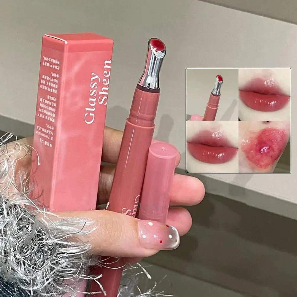 Lip Gloss Vitamin E Lip Serum, Hydrating & Plumping Tinted Lip Gloss, Moisturizing Lip Balm For Glossy Sheer, Smooth Lips