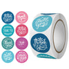 500pcs Labels Roll Flower Thank You Stickers Scrapbooking For Gift Decoration Stationery Sticker Seal Label Handmade Sticker