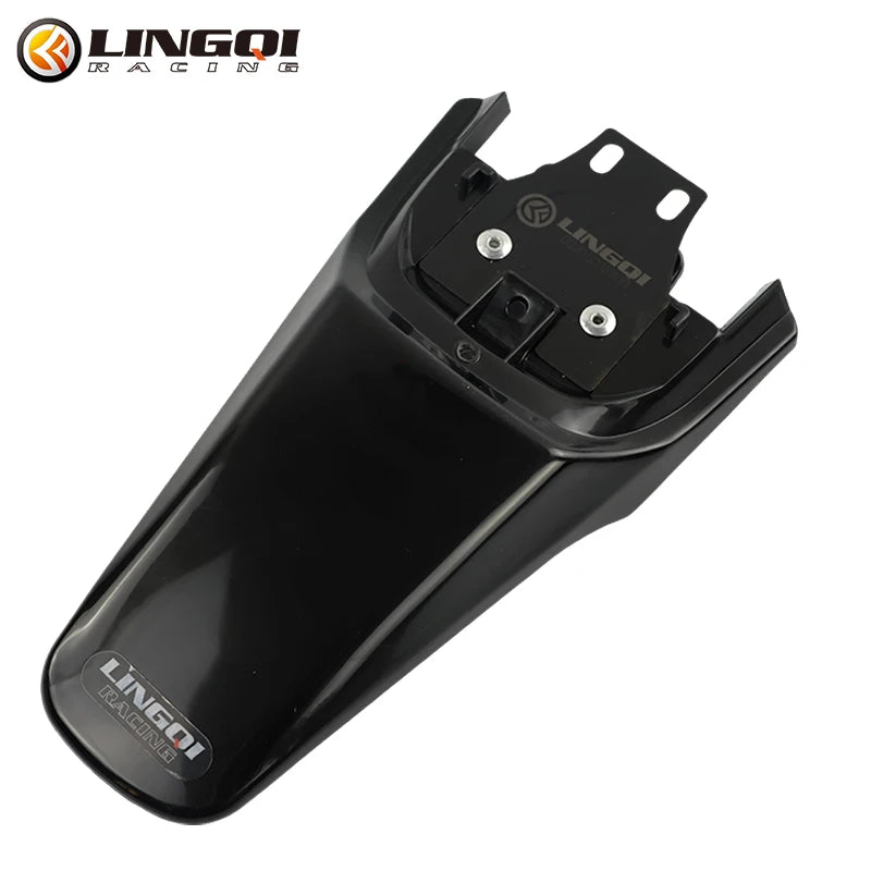 LINGQI RACING  Motorcycle Rear Fender Plastic Tail Mudguard Wheel Splash Guard For Light Bee Modified