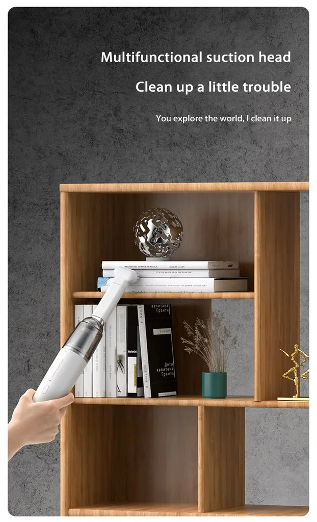 XIAOMI MIJIA Handheld Portable Mini Vacuum Cleaner For Home Wireless Powerful Dust Remover Deep Cleaning Car Vacuum - Mighty Dollars