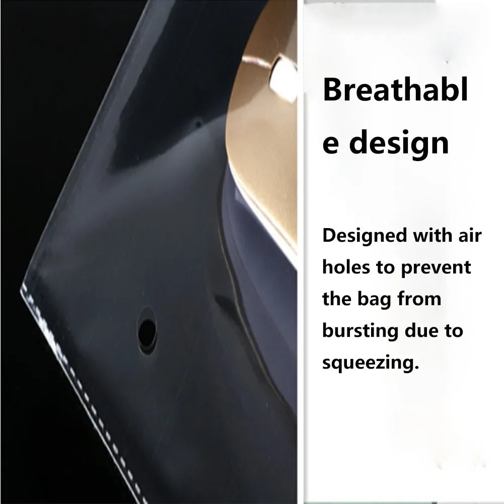 100pcs Opp Self Adhesive Bag Long Transparent Packaging Bags Universal Dust Water Proof Wrapping Material