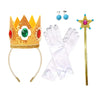 2025 Cartoon Princess Crown Cosplay Pentagram Magic Stick Earring Set Anime Girl Dress Up Halloween Christmas Gift