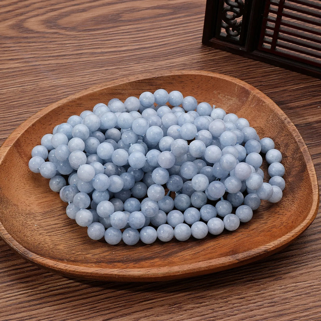 1 Strand 6mm Natural Stone Tourmaline Rose Quartz Aquamarine Amazonite Loose Bead for Jewelry Making DIY Bracelet