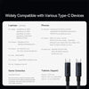 Baseus 100W USB C To Type C Cable For iPhone  16 15 Plus Pro Max PD Fast Charging Charger Cable For Macbook Xiaomi Samsung