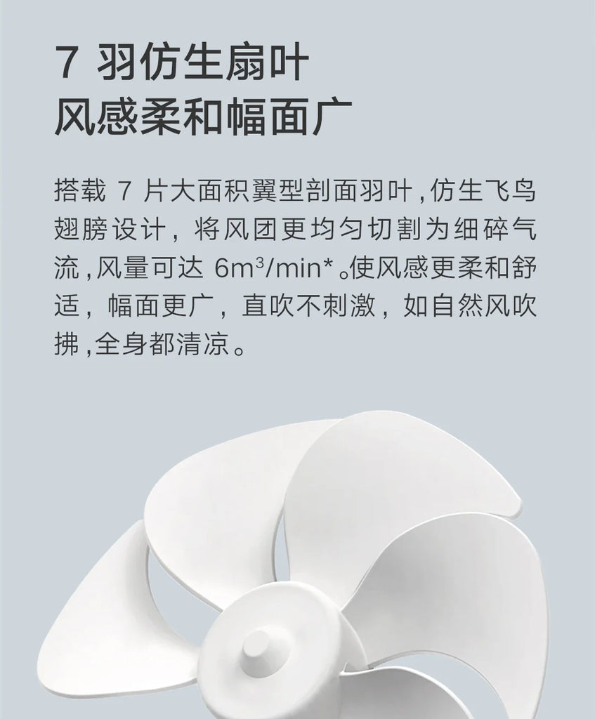 2022 New Xiaomi Mijia Desktop Mobile Fan Desktop / Handheld Dual-use, Soft Air For Office School Usb Charging 4000mAh