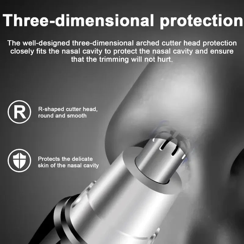 Electric Nose Hair Trimmer Implement Shaver Clipper Men Women Ear Neck Eyebrow Trimmer Shaver Man Clean Trimer Razor Remover Kit