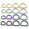 10Pcs 10-50mm Metal O D Rings Buckles for Bag Strap Belt Pet Dog Leash Backpack Webbing Ring Clasp DIY Leather Craft Accessories