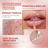Pink Lip Gloss Transparent Lip Oil Moisturizing Reducing Lip Lines Nourishes Lips Waterproof Long-lasting Liquid Lips Cosmetics