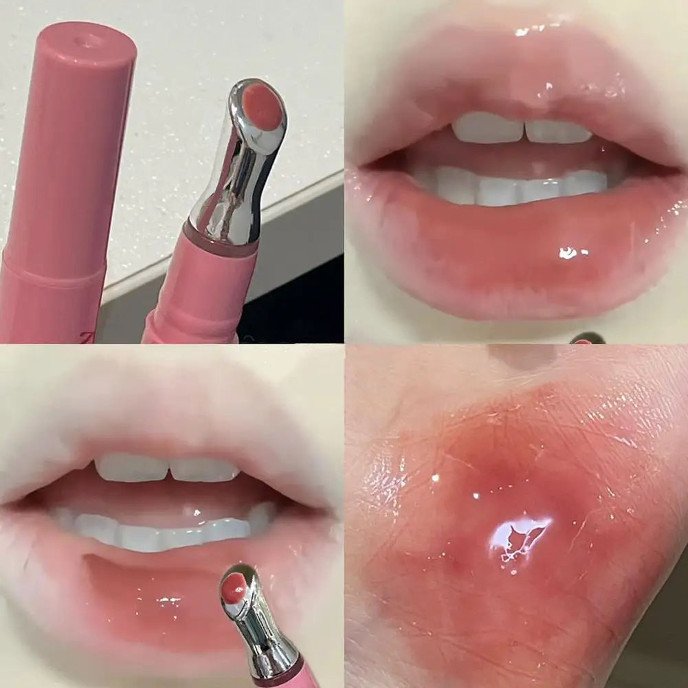 Lip Gloss Vitamin E Lip Serum, Hydrating & Plumping Tinted Lip Gloss, Moisturizing Lip Balm For Glossy Sheer, Smooth Lips