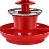 3 Layer Chocolate Waterfall Hotpot Machine DIY Handmade Electric Chocolate Fondue Fountain 35W for Weddings Birthday Parties