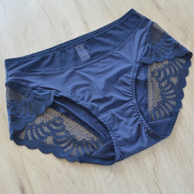 Plus size underpanties Fashion underwear Girl Briefs Pink Ladies Underpanty Comfortable Briefs Women's Panties Lingries