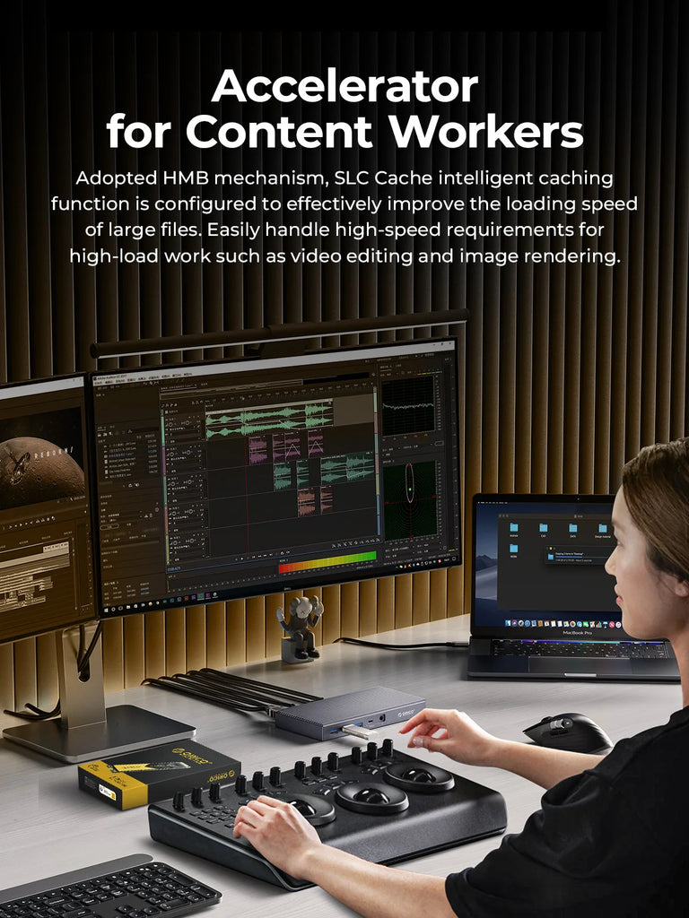 ORICO 2TB NVMe SSD PCIe 4.0 Up to 7400MB/s, M.2 SSD 2280 PCIe 4.0X4 Internal Solid State Drive SSD for Gamers and Creators-O7000