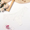 Sexy Lace Thong Women Low Waist Panties Transparent Underwear Hollow Out Female Lingerie Elasticity Comfortable Underpants